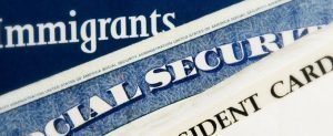 social security card and green card